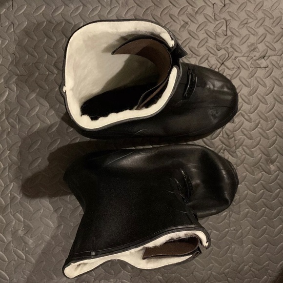 LaCrosse Mens Size 11 Work Boots Overshoe Tracktion 4 Buckle Insulated Black - Picture 3 of 13